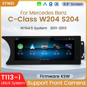 ระบบลินุกซ์หน้าจอสัมผัส8.8นิ้ว stwei สำหรับ Mercedes Benz C Class NTG4.5 W204 S204รถยนต์มัลติมีเดียแบบไร้สาย - Product Image 2