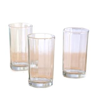 Lot de 5 tasses octogonales en <span class=keywords><strong>verre</strong></span> à eau sans plomb - Product Image 4