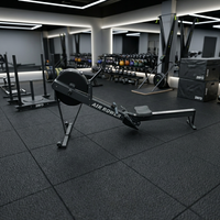 Máquina de remo para gimnasio en casa, equipo de fitness cardiovascular con resistencia ajustable, asiento ergonómico y volante de inercia para entrenamiento de cuerpo completo