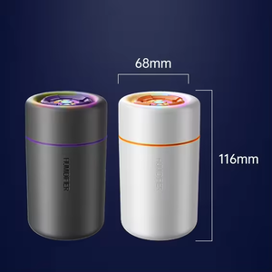 جهاز نشر الزيوت العطرية المدمج بمنفذ USB مع إضاءة متعددة الألوان ووظيفة ترطيب، مصنوع من البلاستيك والفولاذ المقاوم للصدأ مع ضمان لمدة سنة - Product Image 2