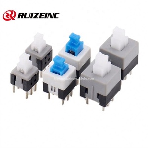 Công tắc nút bấm tự khóa 6 chân không tự khóa 7*7mm công tắc đặt lại 8.5x8.5 nút nhỏ có thể mở khóa - Product Image 1