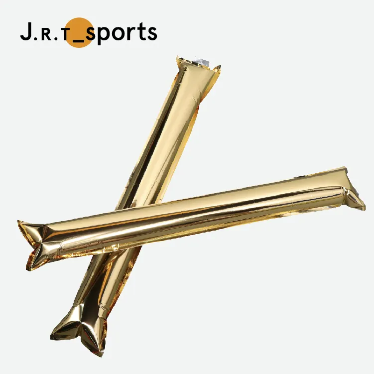 Jrt tongkat guntur ukuran 60*10cm, Noisemaker Logo kustom tongkat Cheering Pe tongkat Cheering untuk Olahraga