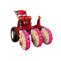 Semoir à tracteur à chenilles thermique 10 rangs, espacement de 10 cm, haute productivité pour la plantation de légumes en ferme et jardin