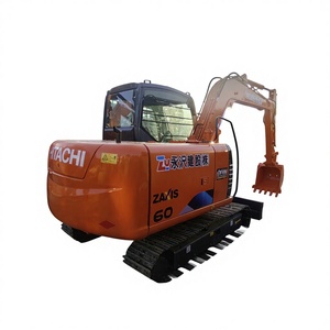 Mini-excavatrice Hitachi ZX60 de 6 tonnes, hydraulique, sur chenilles, moteur Isuzu, pompe à engrenages - Utilisé/Reconditionné, modèle 2024, godet de 0,22 m, 40,5 kW - Product Image 1