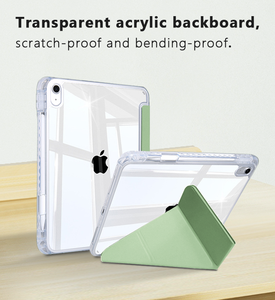 <span class=keywords><strong>Funda</strong></span> Protectora SYX Y Fold a Prueba de Golpes con Función de Activación/Suspensión Automática para <span class=keywords><strong>iPad</strong></span> Air 5 2022/Air 4 10.9/Pro 11 2021/2020/2018 7ª, 8ª y 9ª Generación - Product Image 5