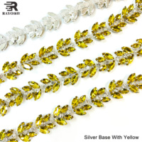 Rayo Flatback cristal chaîne de verre 50 couleurs strass coupe chaussures bricolage artisanat Costumes projets colle Technique sacs tasses