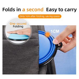 وعاء سيليكون قابل للطي للحيوانات الأليفة بسعر رخيص بالجملة - Product Image 2