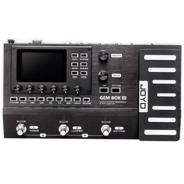JOYO Guitar Multi-effect Processor Pedal GEM BOX III 57 Effect 61 Preamp Modeling 40 Drum Machine Electric Guitar Accessories