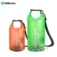 Tas Kering Anti Air PVC 20L dengan Logo Custom, untuk Perlengkapan Pantai, Kayak, Perahu, dan Diving