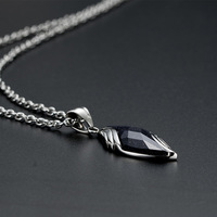 Pendentif à énergie scalaire quantique de conception simple couleur argent collier de bijoux de haute qualité