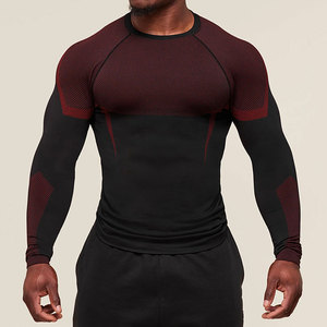 T-Shirt da Uomo Aderente, Top per Palestra, Corsa, Traspirante, <span class=keywords><strong>Maglietta</strong></span> per Allenamento, Sport all'Aperto, Manica Lunga - Product Image 3