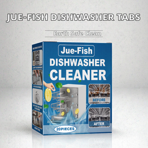Jue-Fish Eco Friendly Automatic Dishwasher <b>Detergent</b> Powder with Orange Fragrance Disposable for Deep Cleaning - Product Image 2