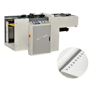 Double Single Wire Notebook Maker Paper Drilling Machine Paper Punching Machine Note Book Calendar Hole Punching Machine