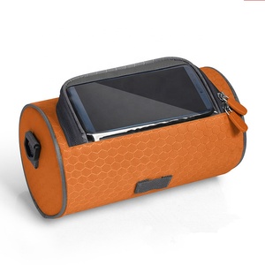 Sac de guidon de vélo de nouvelle conception 2025 pour la conduite, étui de téléphone avant, imperméable, écran tactile, sac de vélo, accessoires de vélo à <span class=keywords><strong>vendre</strong></span> - Product Image 2