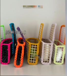 Kit de tricot et <span class=keywords><strong>crochet</strong></span> DIY, feuilles de toile en plastique maillée, kit de fabrication de sacs au <span class=keywords><strong>crochet</strong></span>, pour débutants, fournitures d'artisanat de tricot - Product Image 5