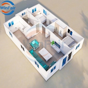Casas Modulares Prefabricadas en Contenedores a Precio Razonable de WinFair Sales, Ideales para Bungalows en la Playa, Villas Rurales o Casas de Campo - Product Image 1