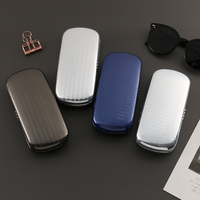 E88 Spot aluminium, étui de lunettes en oxyde gaufré brillant, étui de lunettes de soleil à Compression légère, étui de lunettes de myopie