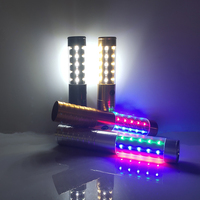 Bâton lumineux LED RGB personnalisé avec logo, durable, pour service VIP, bar lumineux rythmique, activé par le son, alimenté par USB, lampe d'ambiance