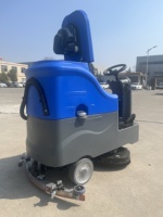 Autolaveuse autoportée WL-860 pour usine, entrepôt, centre commercial, garage – Largeur de nettoyage 860 mm, raclette 1100 mm, réservoir de solution 115 L