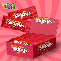 Fabrikant Groothandel Private Label OEM Aangepaste 40g Skittle-s type zure kauwgom voor veganisten BRC gecertificeerde zure kauwgom