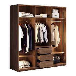 Placard de Chambre Haut de Gamme Luxe Design Moderne avec Lumière LED et Porte en Verre - Product Image 5