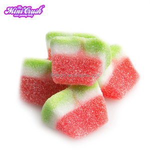 Caramelle gommose personalizzate all'ingrosso di fabbrica di caramelle aromatizzate all'anguria in sacchetti alla rinfusa - Product Image 1