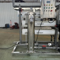 Système de traitement d'eau par osmose inverse (RO) direct usine, 5000 litres par heure, fonctionnement sécurisé pour l'eau de mer, de rivière et de lac