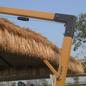 Paraguas de paja cuadrado impermeable para muebles de <span class=keywords><strong>patio</strong></span> al aire libre de nuevo diseño en gran oferta - Product Image 6