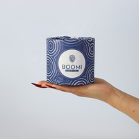 Soins de la peau doux 2/3 plis personnalisé marque pur bambou pas cher papier toilette en vrac