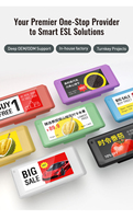 Etiquetas Electrónicas de Precio para Estantes ESL de 2.66 Pulgadas, Etiquetas Digitales para Exhibición de Precios en Supermercados