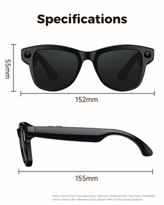 Gafas Inteligentes con IA de 800W, Almacenamiento de Píxeles, Traducción de Voz 1200P, Reconocimiento de Imágenes por IA y Pantalla Táctil - Product Image 2