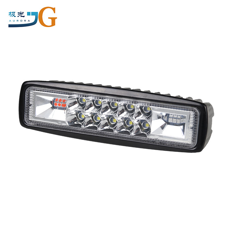 High Power Led Work Light 16w Super Bright Led off Road Light Truck Strobe Flash LED Warning Light for Car