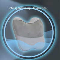 Coussin de massage électrique chauffant apaisant pour le cou et la taille, design ergonomique s'adaptant à la courbe du corps pour la relaxation musculaire et les soins de santé