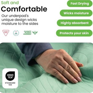 Tapis lavable anti-urine pour animaux de compagnie, texture douce, réutilisable, adapté à toutes les saisons, tapis de soin pour couches, tapis de retournement, tapis pour chien - Product Image 3
