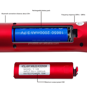 Micro Cầm Tay Công Suất Cao 15W, Loa BT Không Dây Micro Hát Karaoke Tại Nhà - Product Image 5