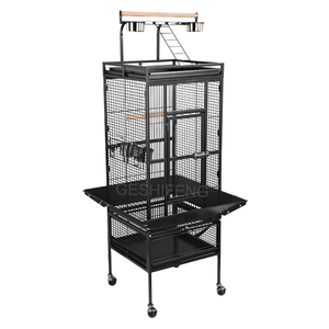Grande Gabbia di Lusso in Ferro Ecologica per Pappagalli e Storni con Attrezzature di Intrattenimento Superiori Modello per Interni Domestici - Product Image 1