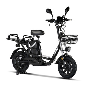 จักรยานไฟฟ้าส่งของขนาด 16 นิ้ว รุ่น Source Factory พร้อมแบตเตอรี่ลิเธียม Yilan Princess Brushless 350W (720WH) และมอเตอร์ฮับหลัง - Product Image 4