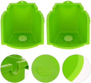 Maceta Vertical de Plástico con Autorriego para Jardín, para Montar <span class=keywords><strong>en</strong></span> la <span class=keywords><strong>Pared</strong></span>, Apilable - Product Image 3