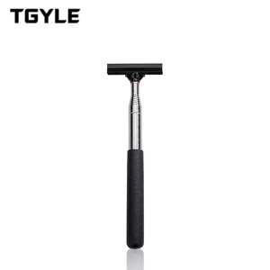 Brosse télescopique de nettoyage pour rétroviseur de voiture Brosse d'essuie-glace à main 98cm Outil de nettoyage à long manche Nettoyeur de brouillard pour rétroviseur - Product Image 1