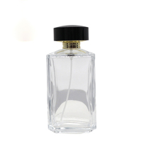 Bouteille de parfum en verre de parfum de Cologne 200ml personnalisée de luxe unique à sertir clair vide pour parfum
