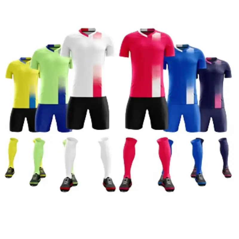 2023 ensembles de maillots de football personnalisés costume d'entraînement d'équipe uniforme de football