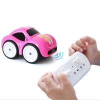 Voiture RC Intelligente 2025 avec Télécommande 2.4G, Évitement d'Obstacles, Fonction Suivez-Moi, Mignonne, Portée 30-80m, Utilisation Intérieur/Extérieur, Jouet de Loisir RC