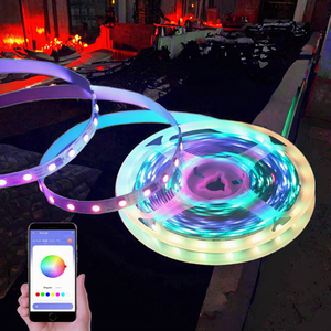 USB 5V <strong>RGB</strong> Smart <strong>Strip</strong> Light Seven Color For <strong>Bluetooth</strong> <strong>Controlled</strong> <strong>LEDs</strong>/m PCB Lamp Atmosphere Light Strings CE RoHS Compliant - Product Image 4