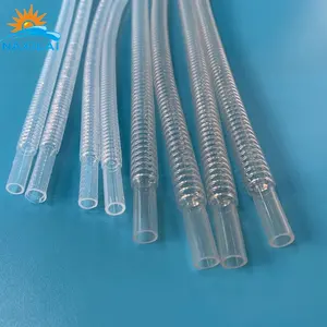 NAXILAI – tuyau ondulé PTFE FEP PFA, tube ondulé PTFE, tube ondulé PTFE