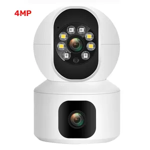 2.4G/5G WIFI 스마트 홈 보안 감시 CCTV 두 렌즈 미니 와이파이 1080P 클라우드 스토리지 무선 FHD IP 무선 P2P 카메라