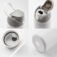 Bouteille d'eau en acier inoxydable à double paroi OWA 16oz 19oz 24oz avec couvercle rabattable et poignée, vente en gros directe usine