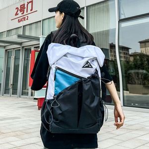 Large Capacity <b>Waterproof</b> <b>Backpack</b> 20 Inches Adjustable Straps For Travel Hiking Outdoor Unisex Splicing Design - Product Image 4
