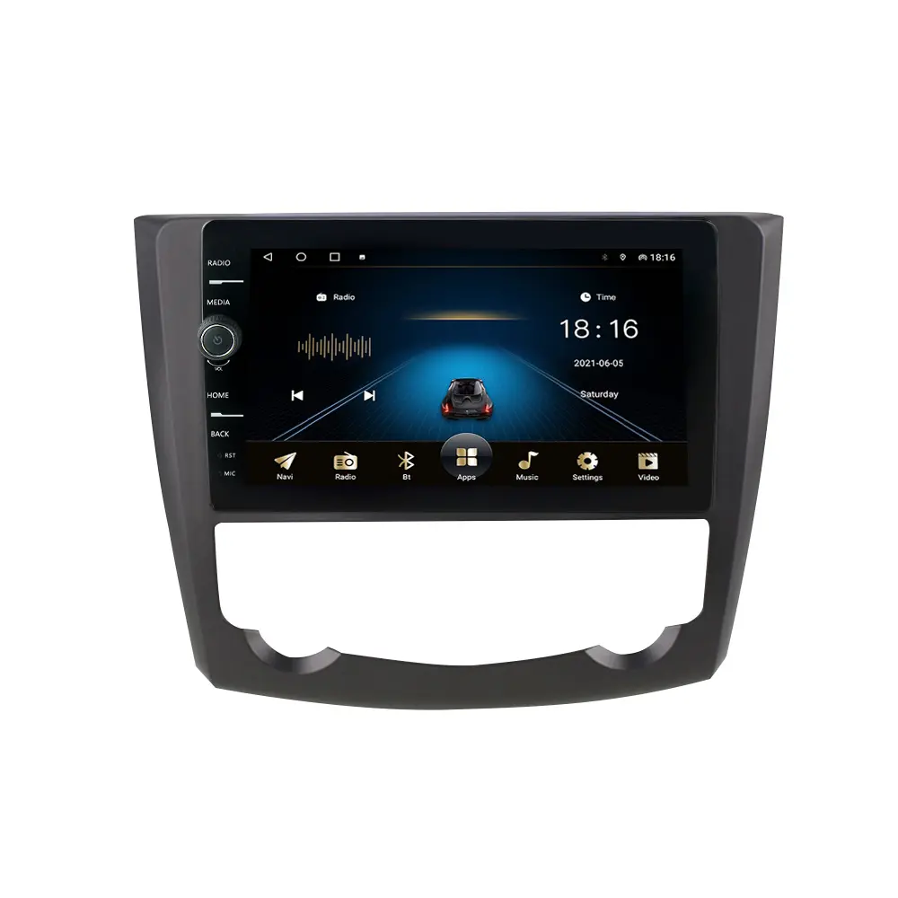 Navifly Android 10 GPS 8core Autoradio Lecteur DVD pour Renault Kadjar 2015-2017 Car play Auto SWC BT Navigation DSP RDS 6 128GB