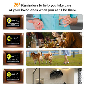 10.1 Inch Gỗ Đồng Hồ Analog Tự Động Mờ Thêm Thư Lớn Hà Lan Engilish Ngôn Ngữ Mất Trí Kỹ Thuật Số Lịch Ngày Đồng Hồ Cho Elderlys - Product Image 4