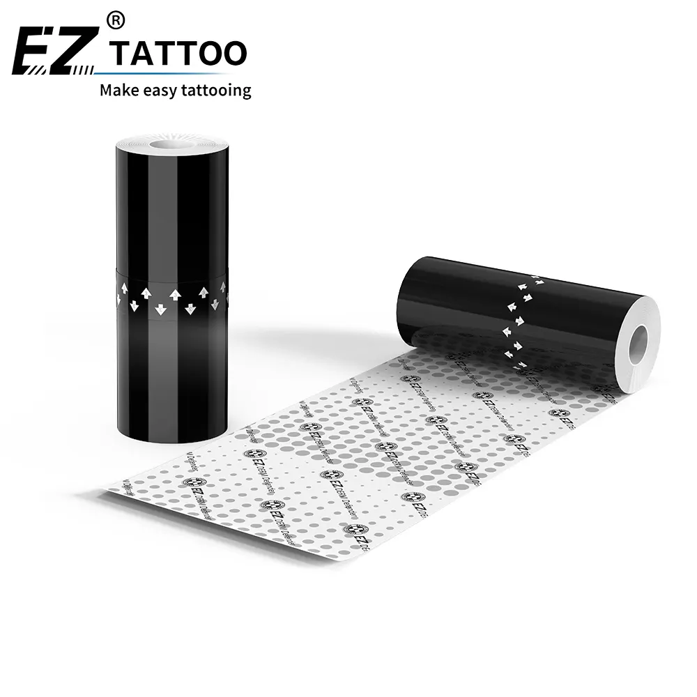 Ez Derm Verdediger 15Cm X 10M Zwarte UV-Stralen Blok Waterdichte Tattoo Zelfklevend Beschermend Schild Tattoo Nazorg Film Voor Body Art